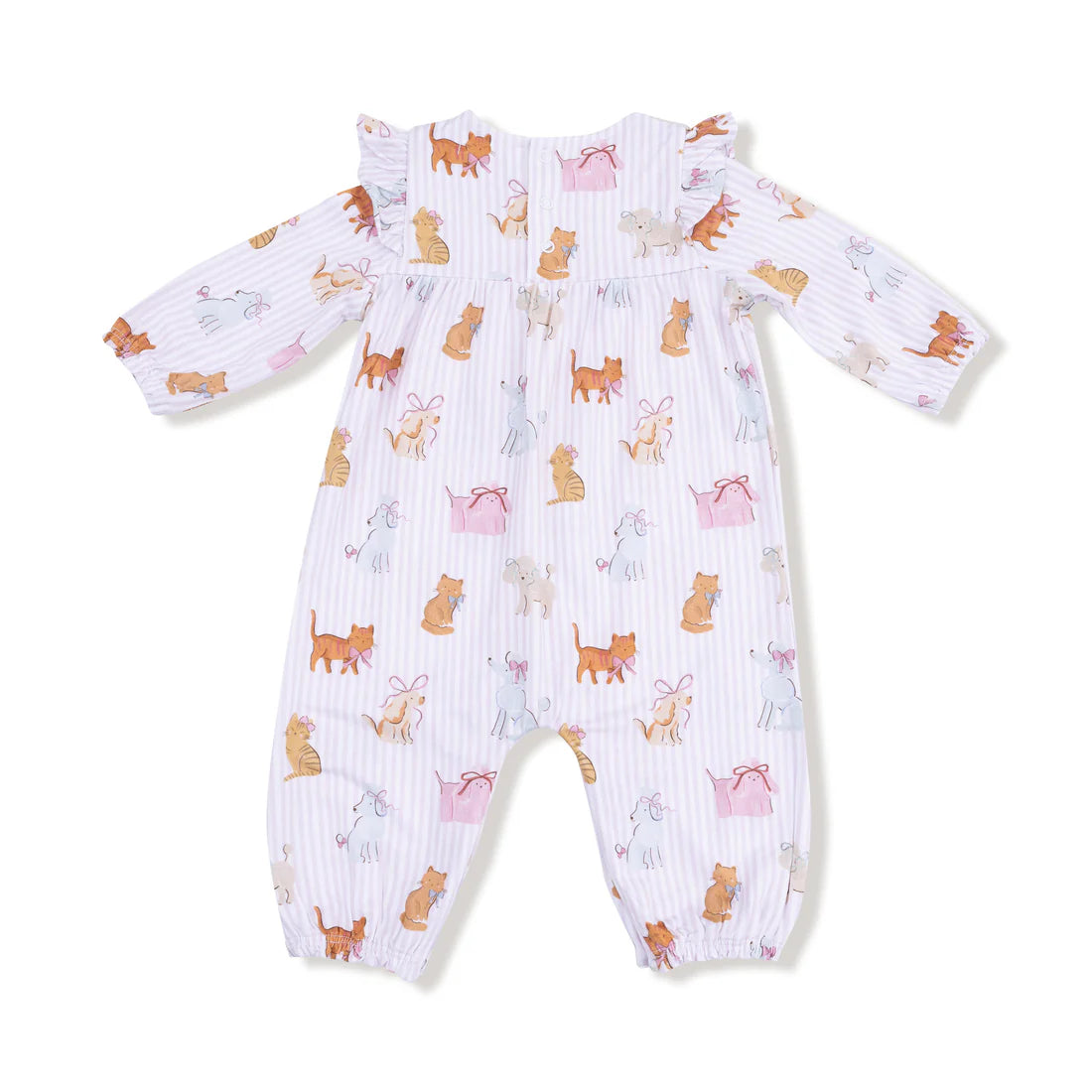 Ruffle Sleeve Romper - Fancy Pets