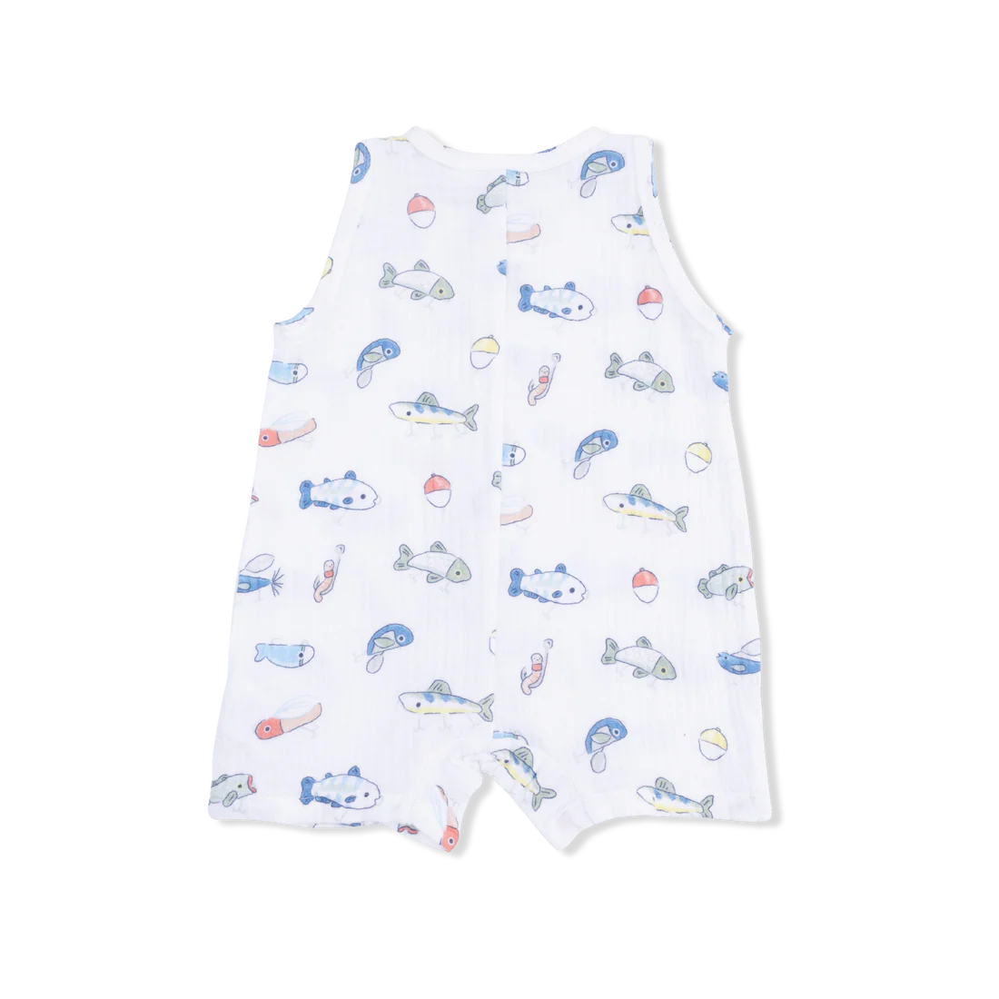 Fishing Lures - Sleeveless Shortie Romper