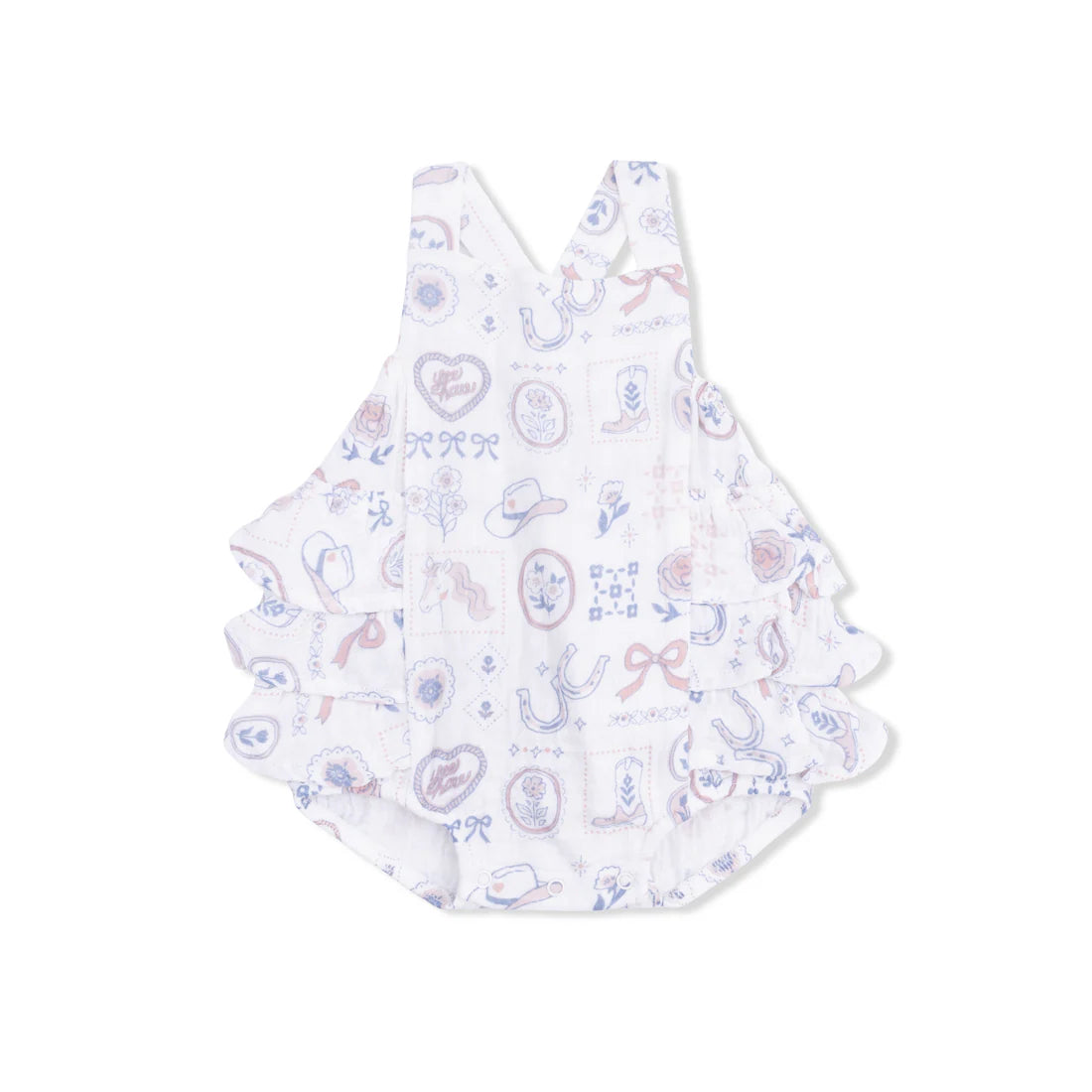 Country Western Heirlooms - Ruffle Sunsuit
