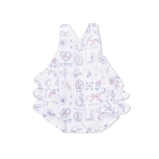 Country Western Heirlooms - Ruffle Sunsuit