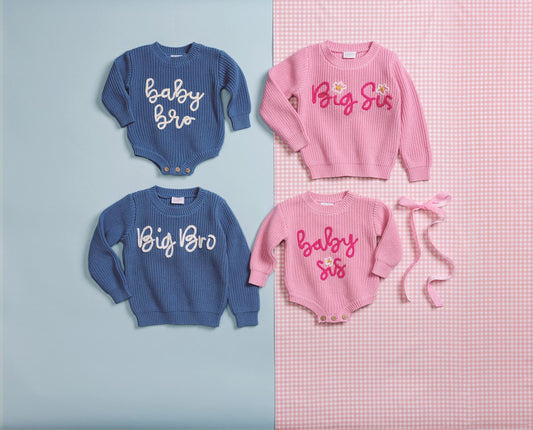 Baby Bro Sibling Sweater Bubble