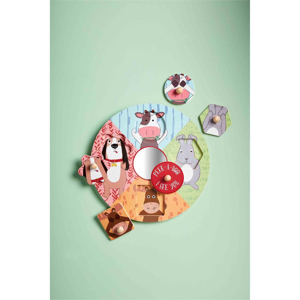 Peek-A-Boo Round Puzzle
