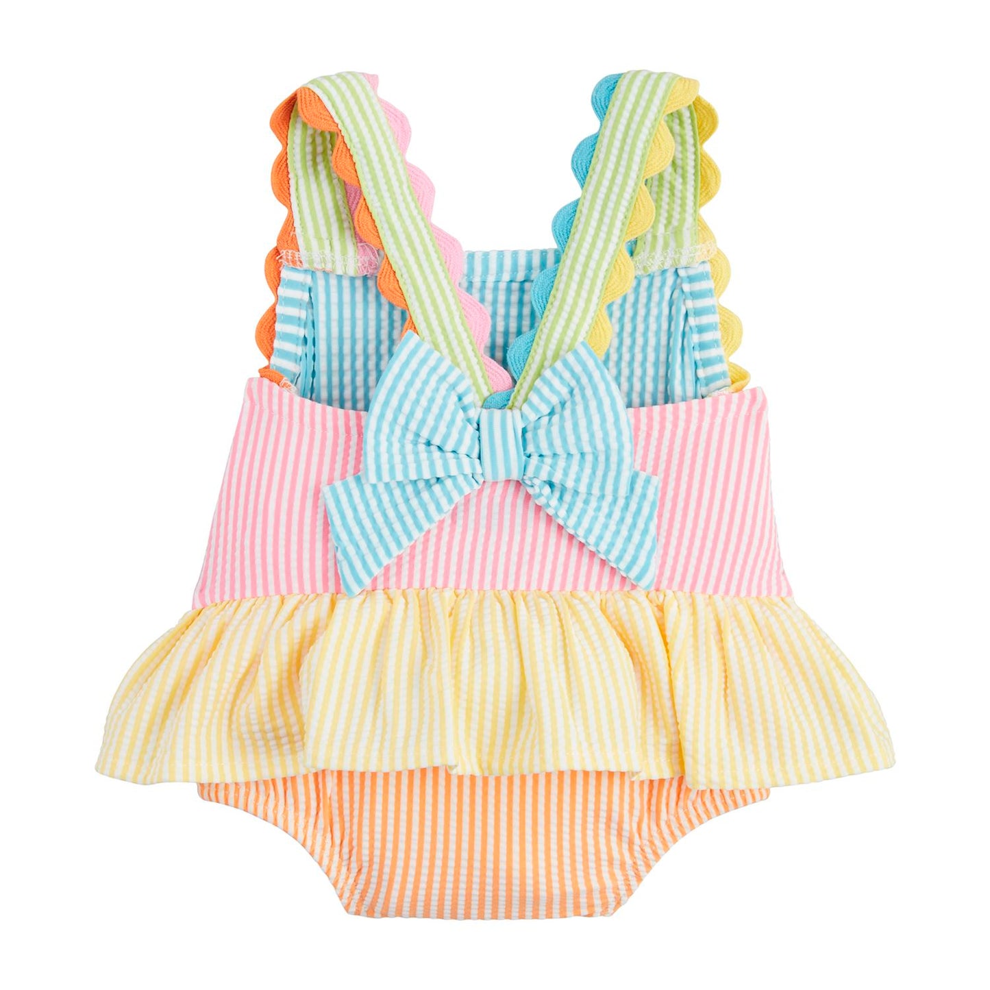 Seersucker Ric-Rac Swimsuit