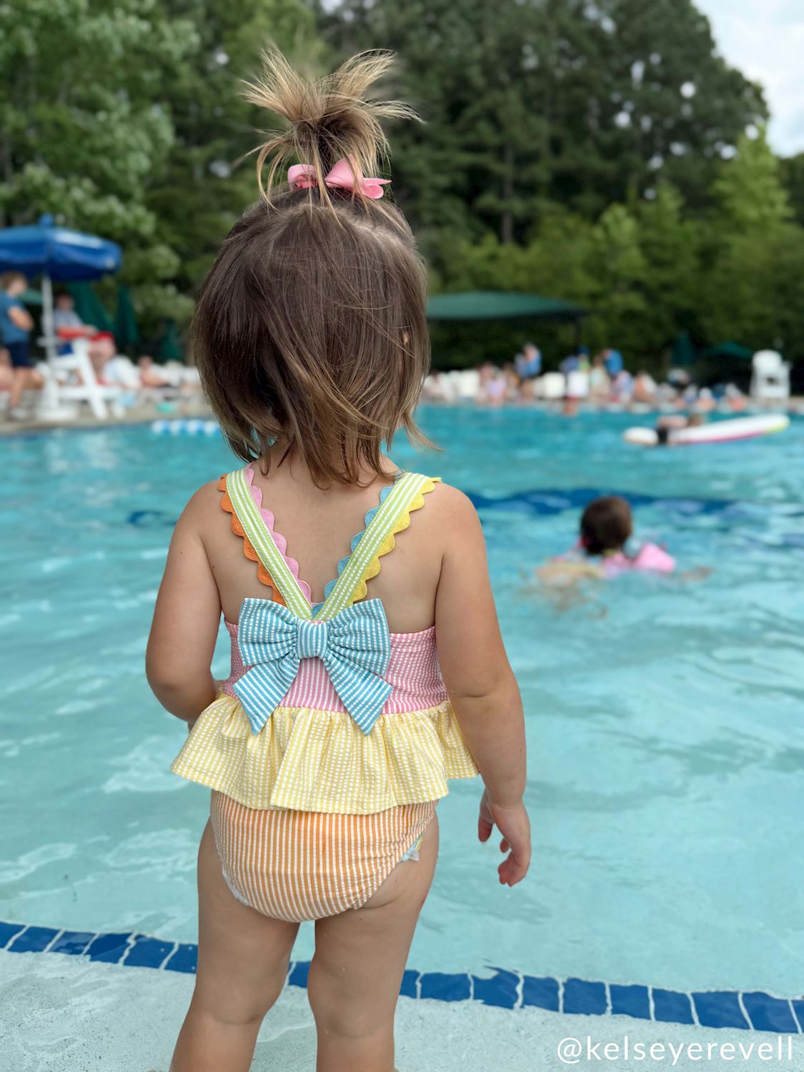 Seersucker Ric-Rac Swimsuit