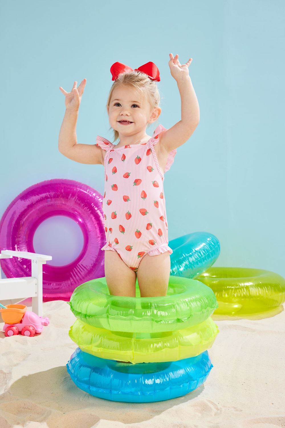 Strawberry One-Piece Swimsuit