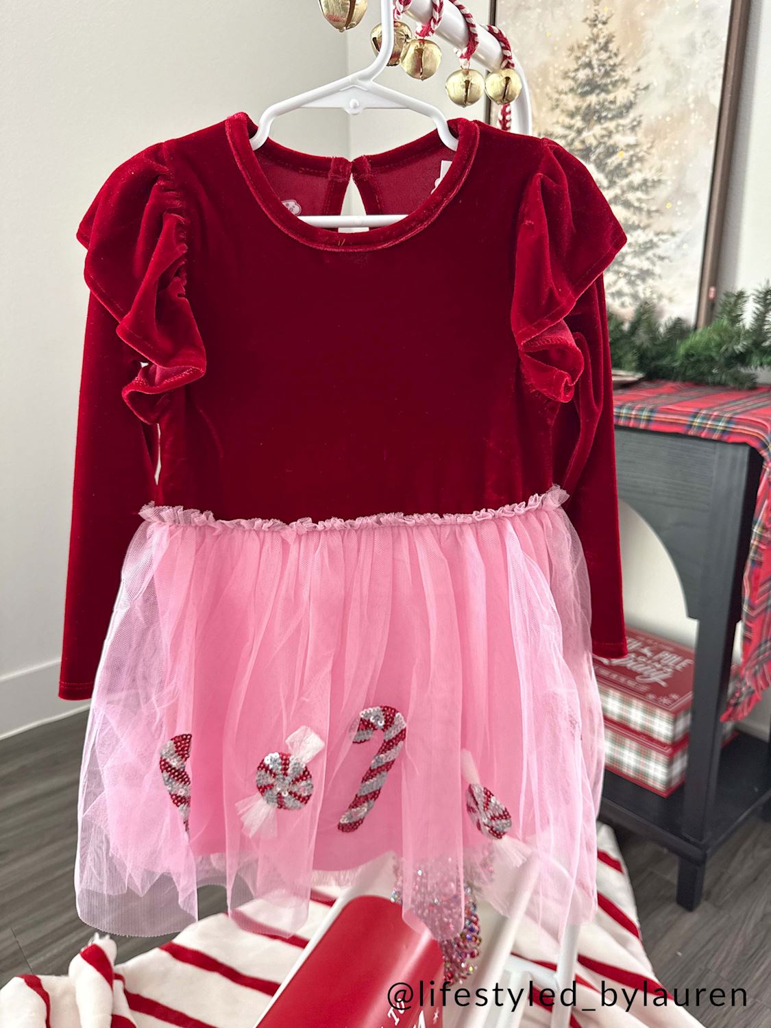 Candy Cane Tutu Dress