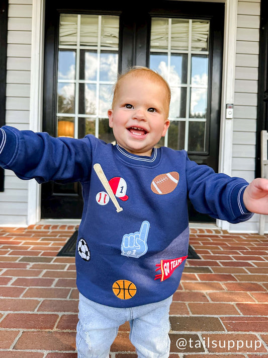 Sports Patch Sweatshirt