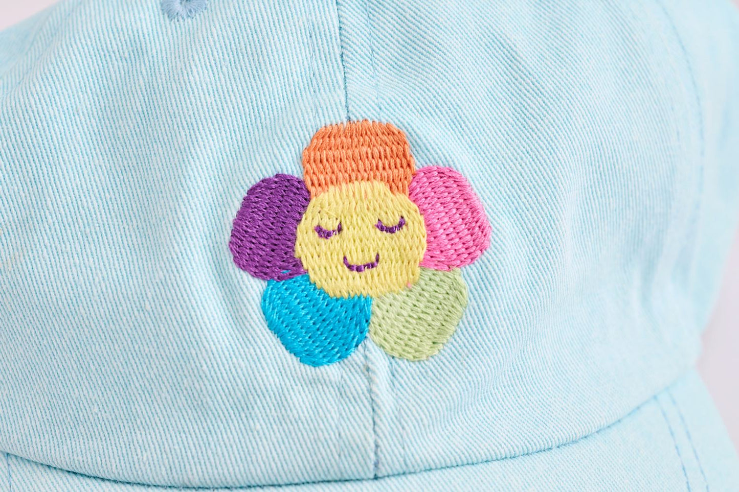Flower Embroidered Hat