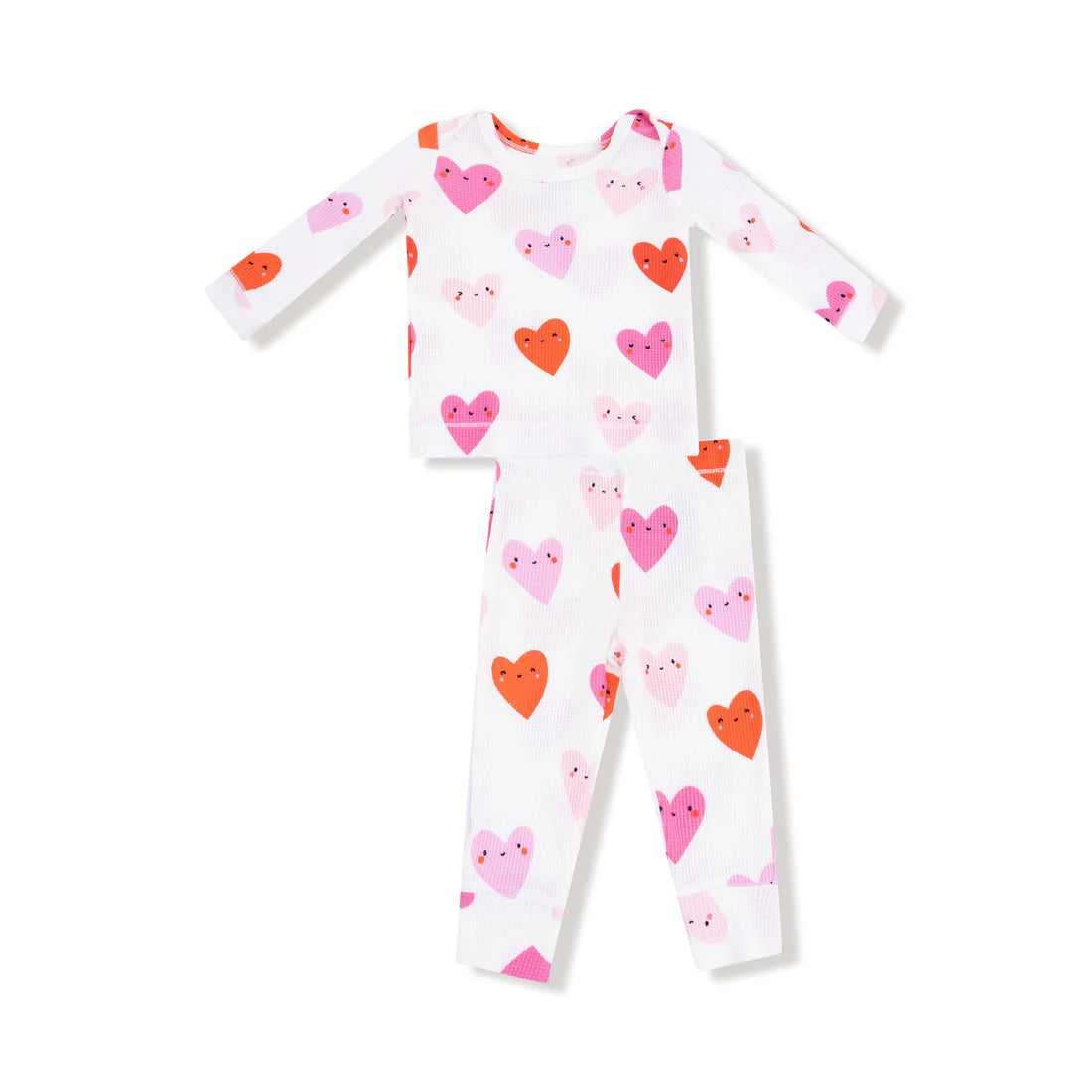 Long Sleeve Loungewear Set - Happy Hearts