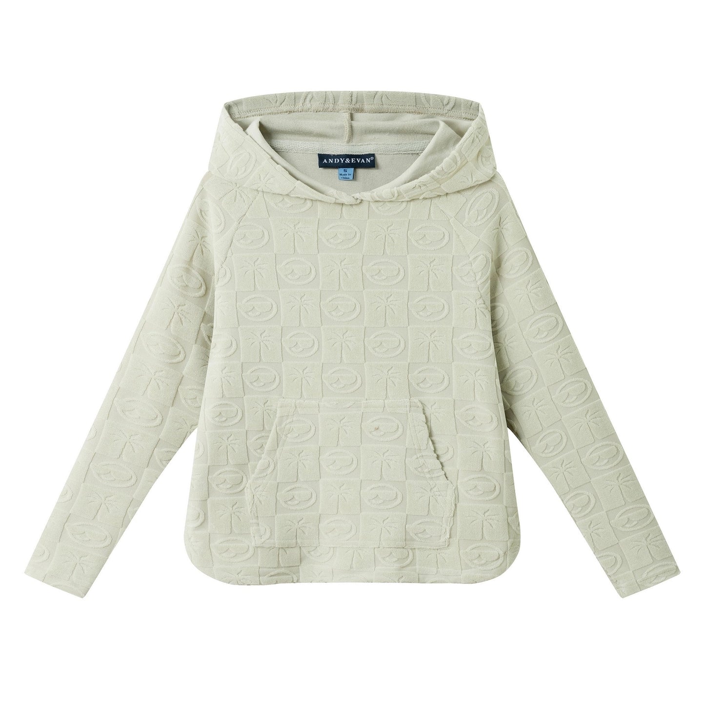 Boys Beige Terry Cover-Up Set | Beach Icons