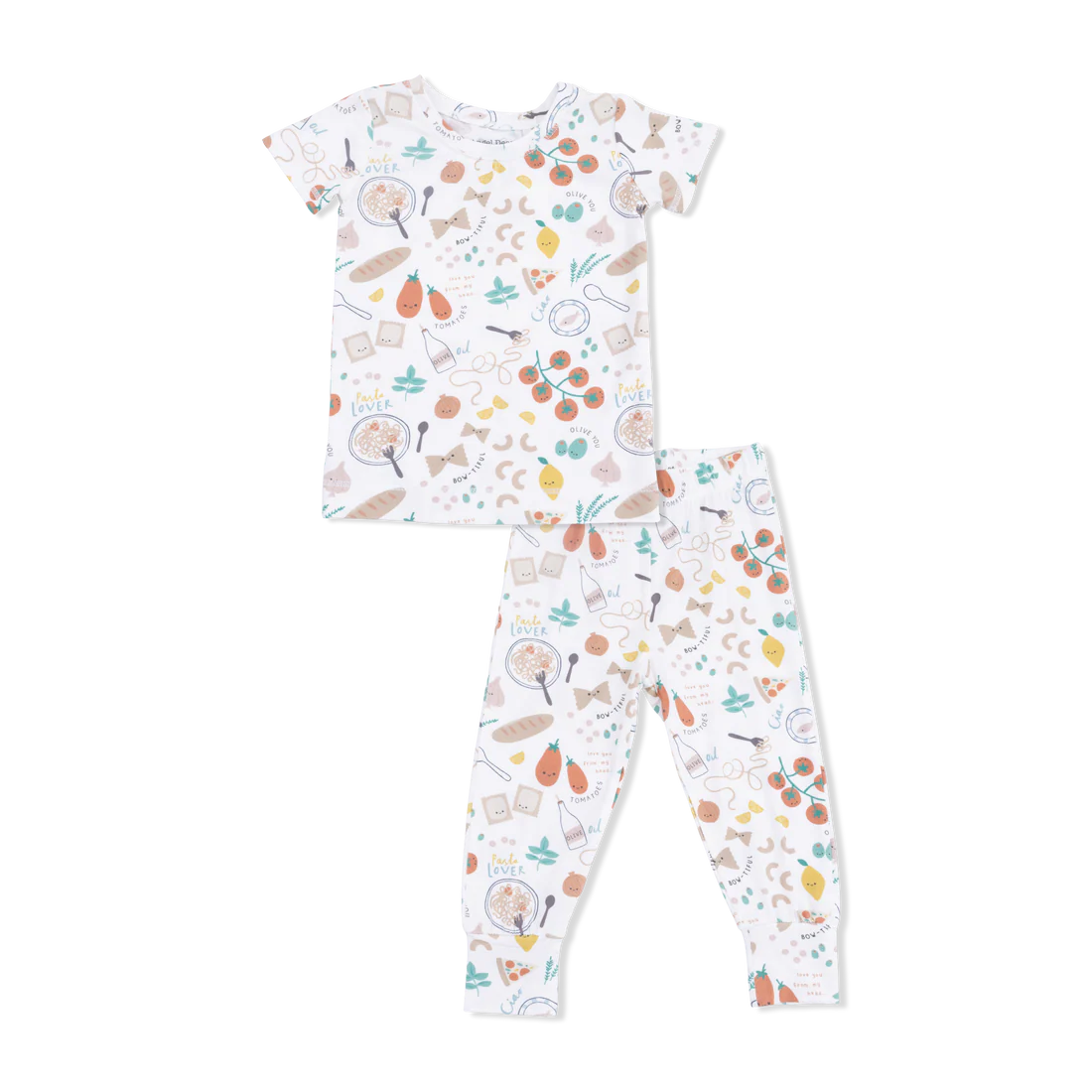 Pasta Lovers - Short Sleeve Loungewear Set
