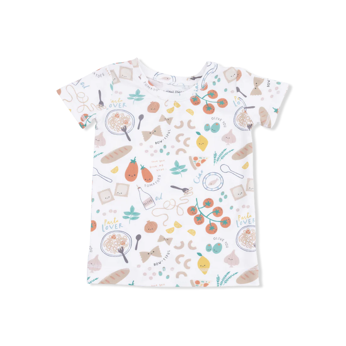 Pasta Lovers - Short Sleeve Loungewear Set