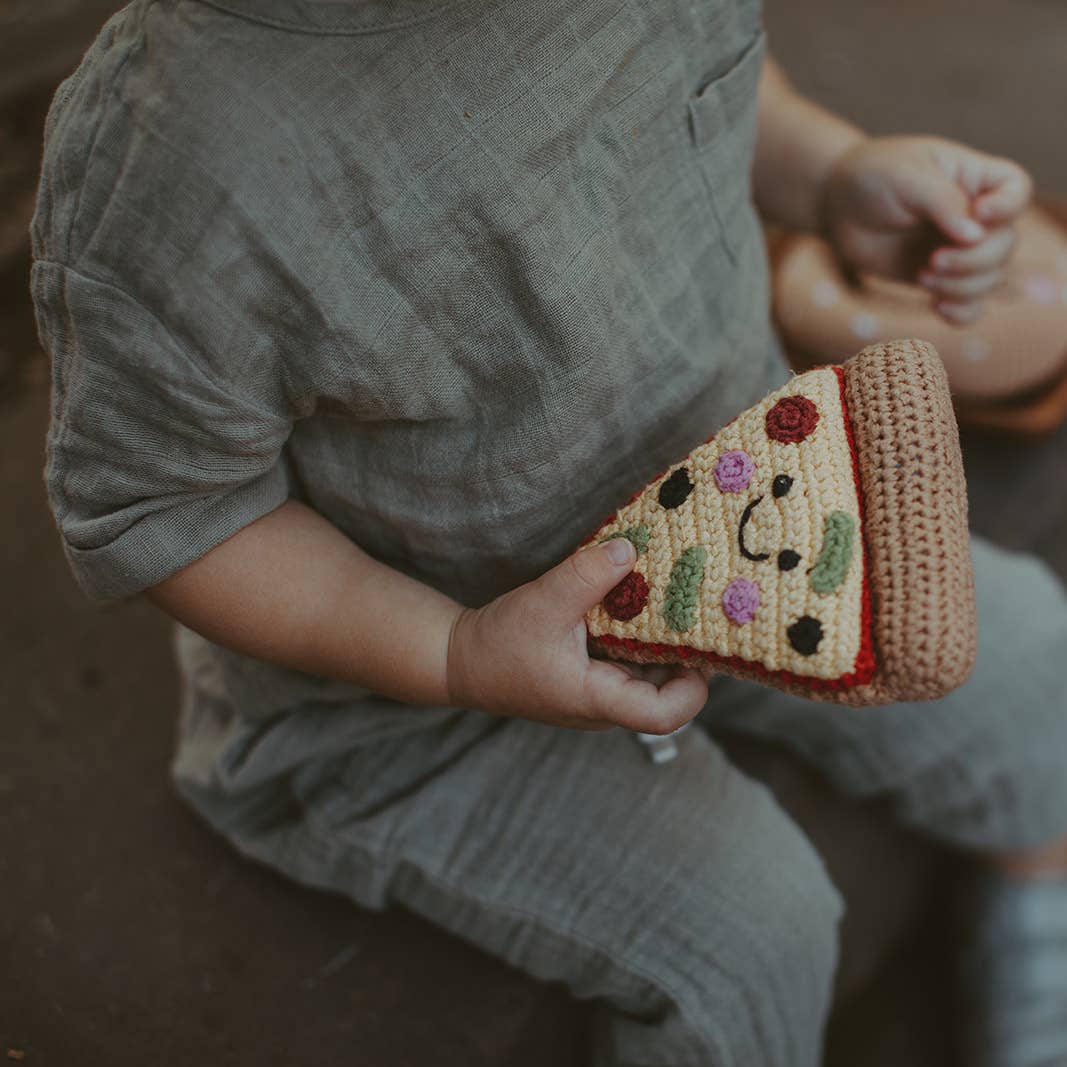 Pretend Play Food Rattle -  Pizza Slice