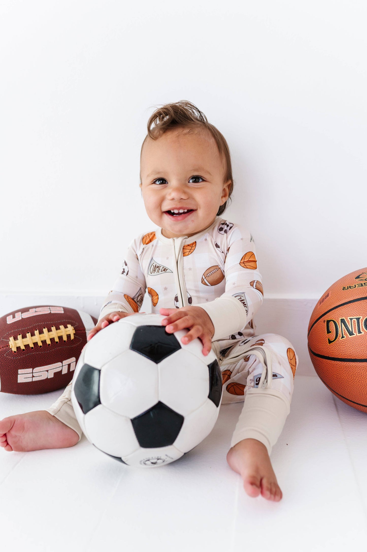 Game Day Gingham Convertible Footies