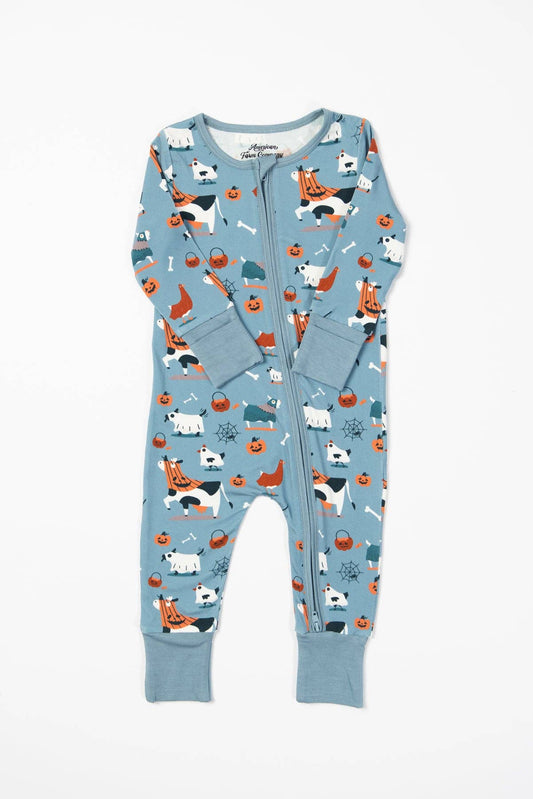 Trick or Treat Farm Animals Bamboo Baby Zippy