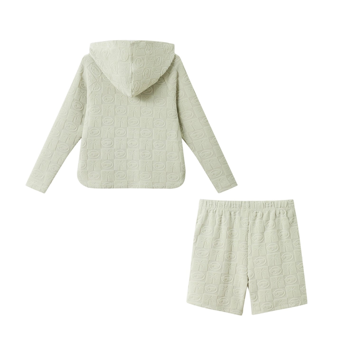 Boys Beige Terry Cover-Up Set | Beach Icons