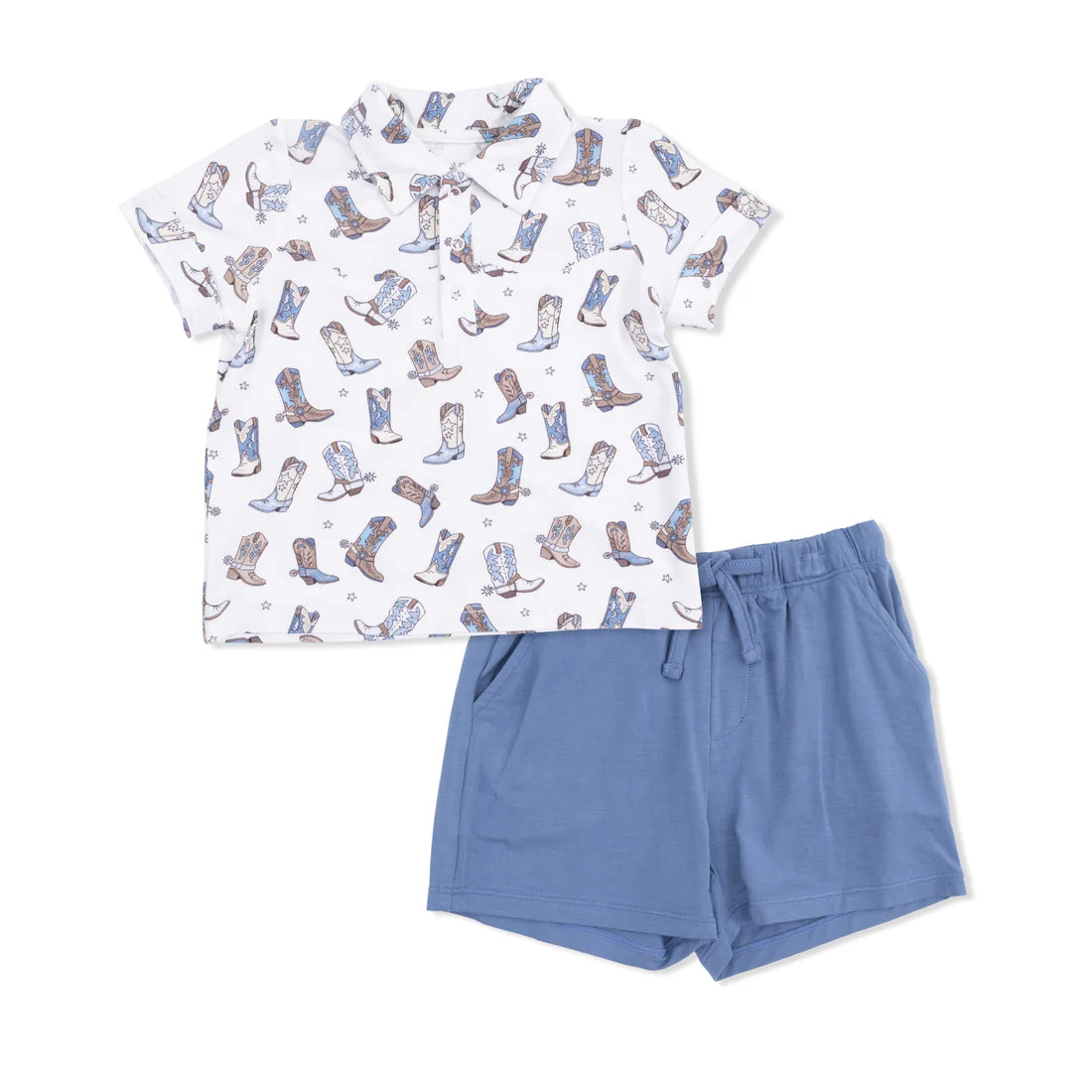 Cowboy Boots - Cowboy Polo with Casual Short