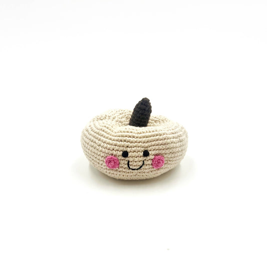 Pretend Play Food Rattle - White Pumpkin