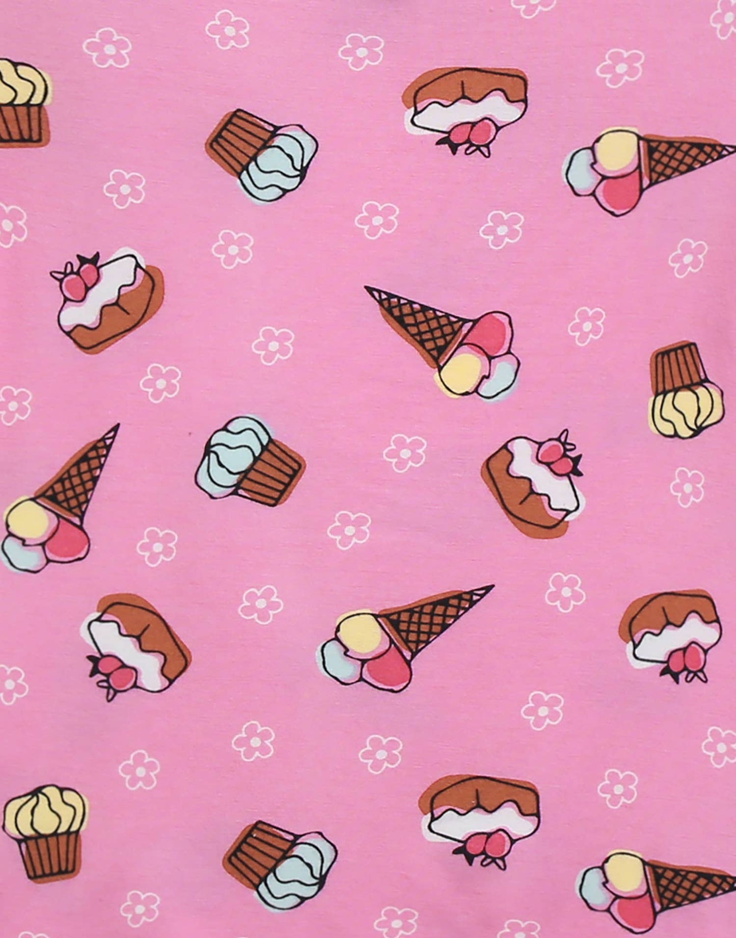 Shirring Ice Cream Viscose Short Sleeve Pajama Set