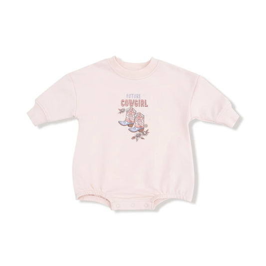 Sweatshirt Bubble with Future Cowgirl Silk Screen