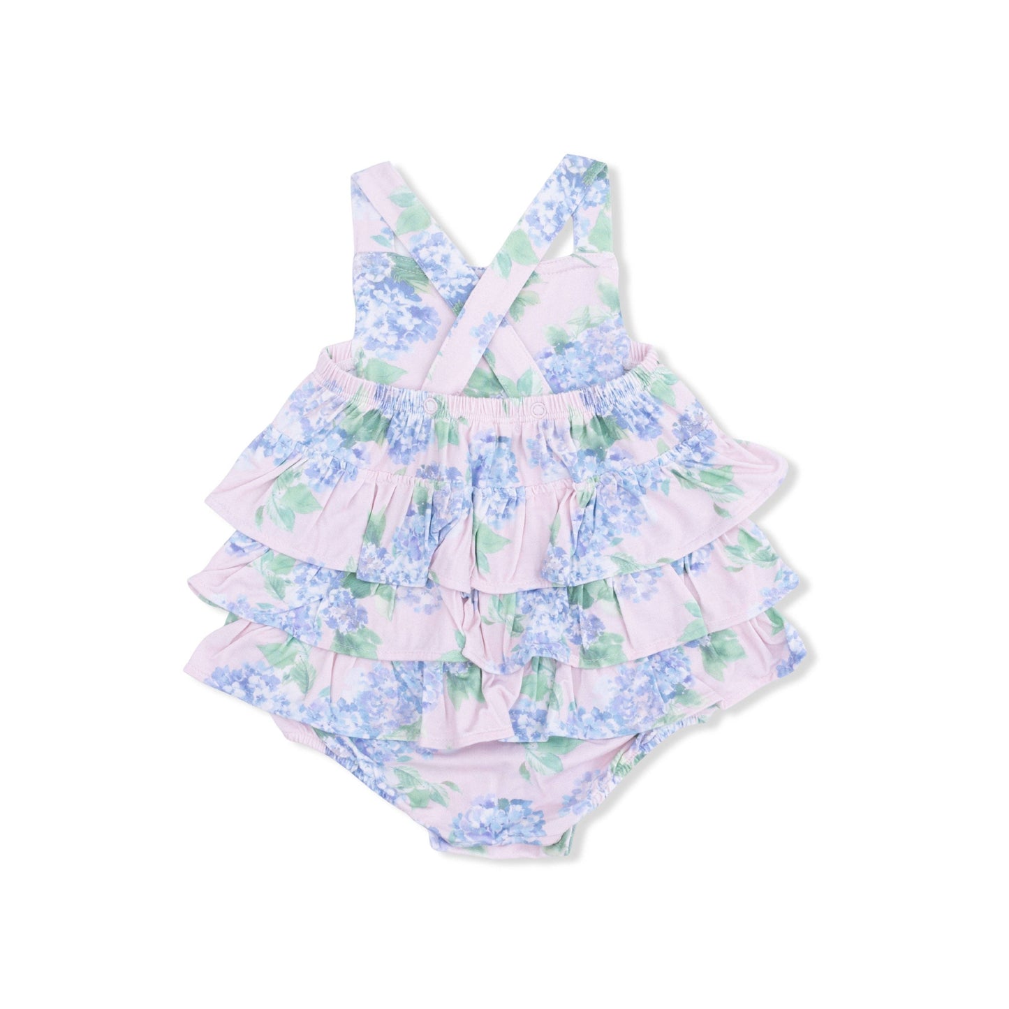 Hydrangeas - Ruffle Sunsuit