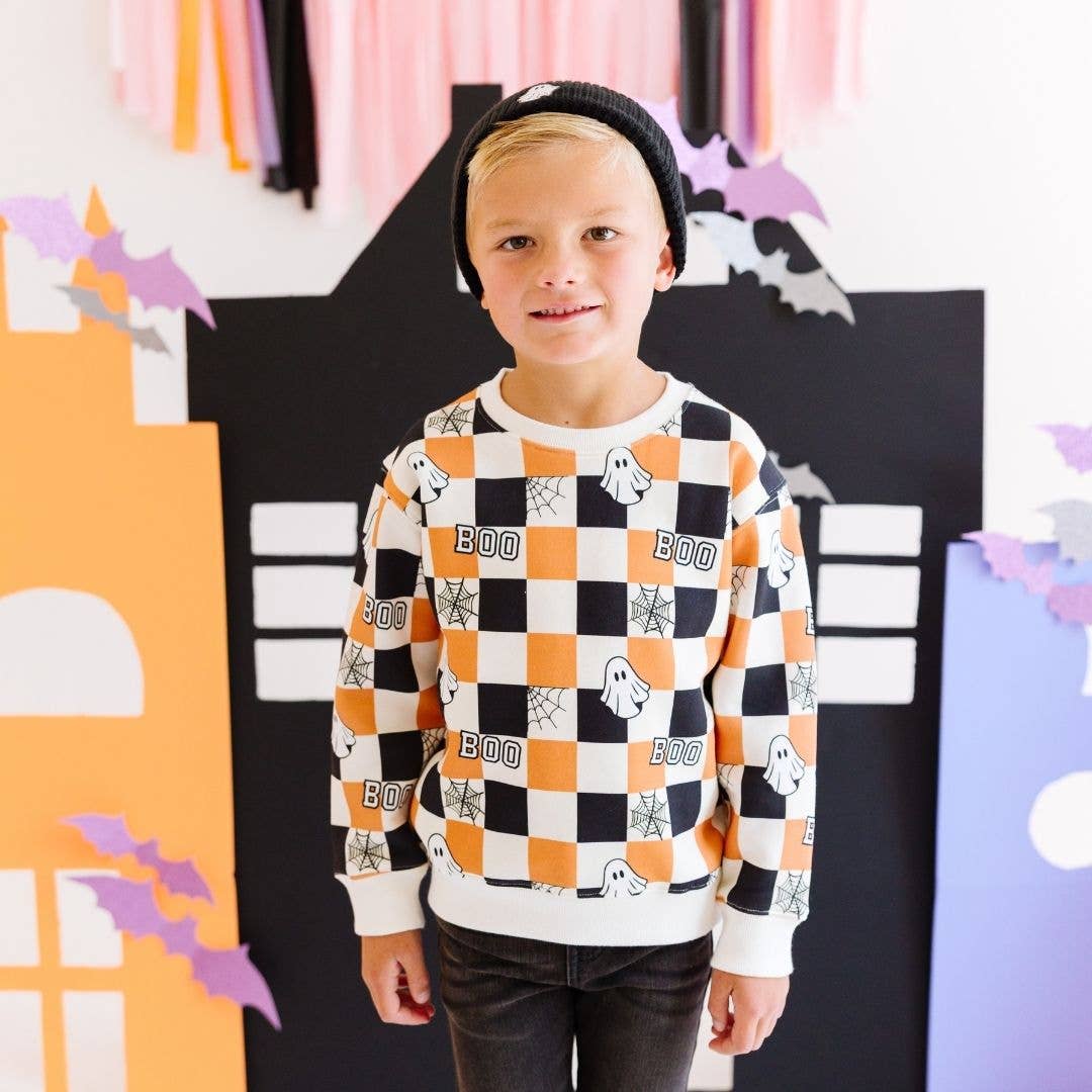 Ghost Patch Halloween Beanie - Black - Fall 2025