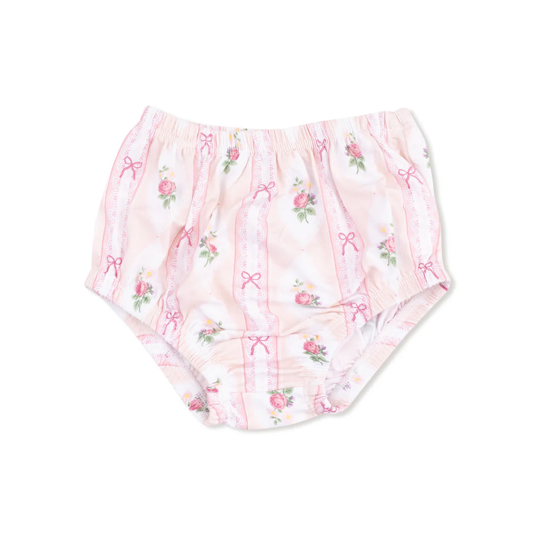 Box Pleat Dress + Peter Pan Collar & Diaper Cover - Ogee Lace Floral