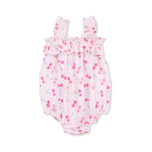 Sweet Bow Cherries - Ruffly Strap Bubble