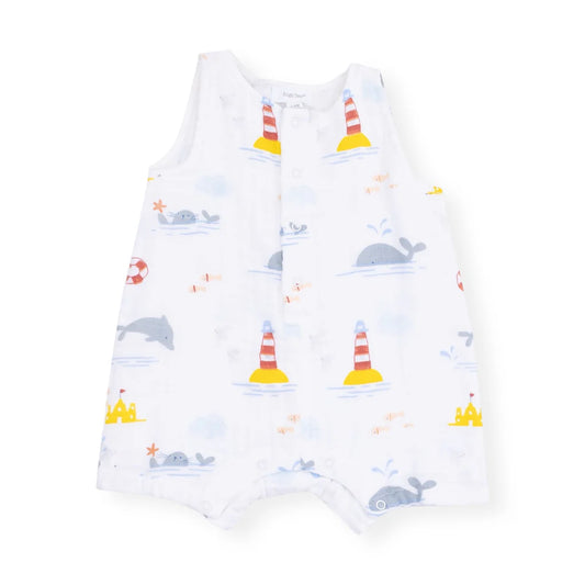 Sleeveless Shortie Romper - Take Me To The Sea