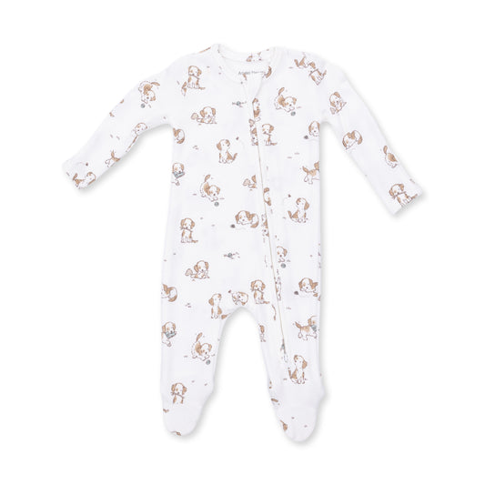 Explorer Puppy Blue - 2 Way Zipper Footie