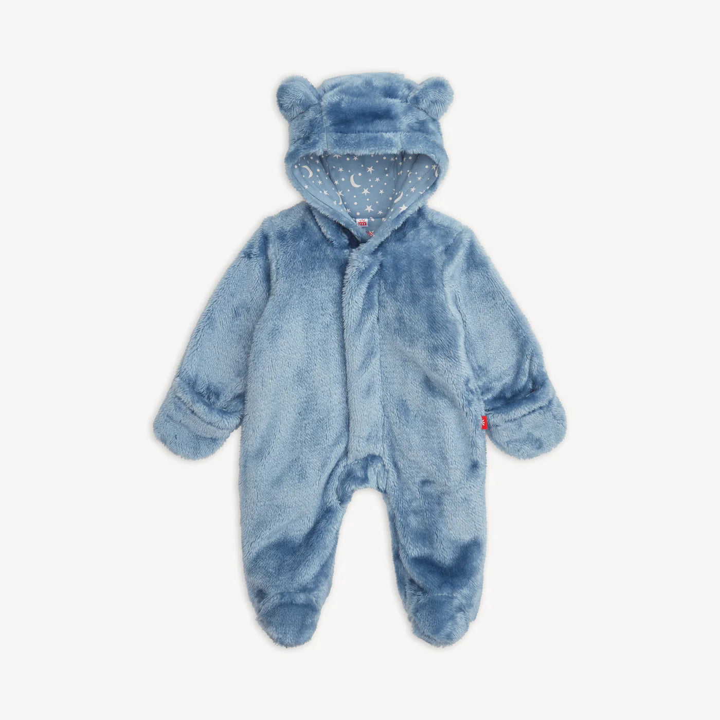 Winter Sky Minky Blue Magnetic Pram
