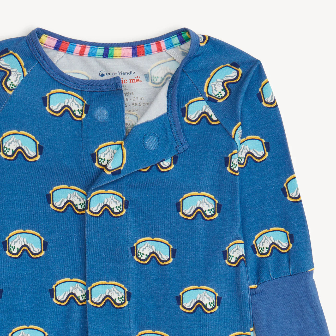 Blue Powder Playtime Modal Magnetic Convertible Coverall