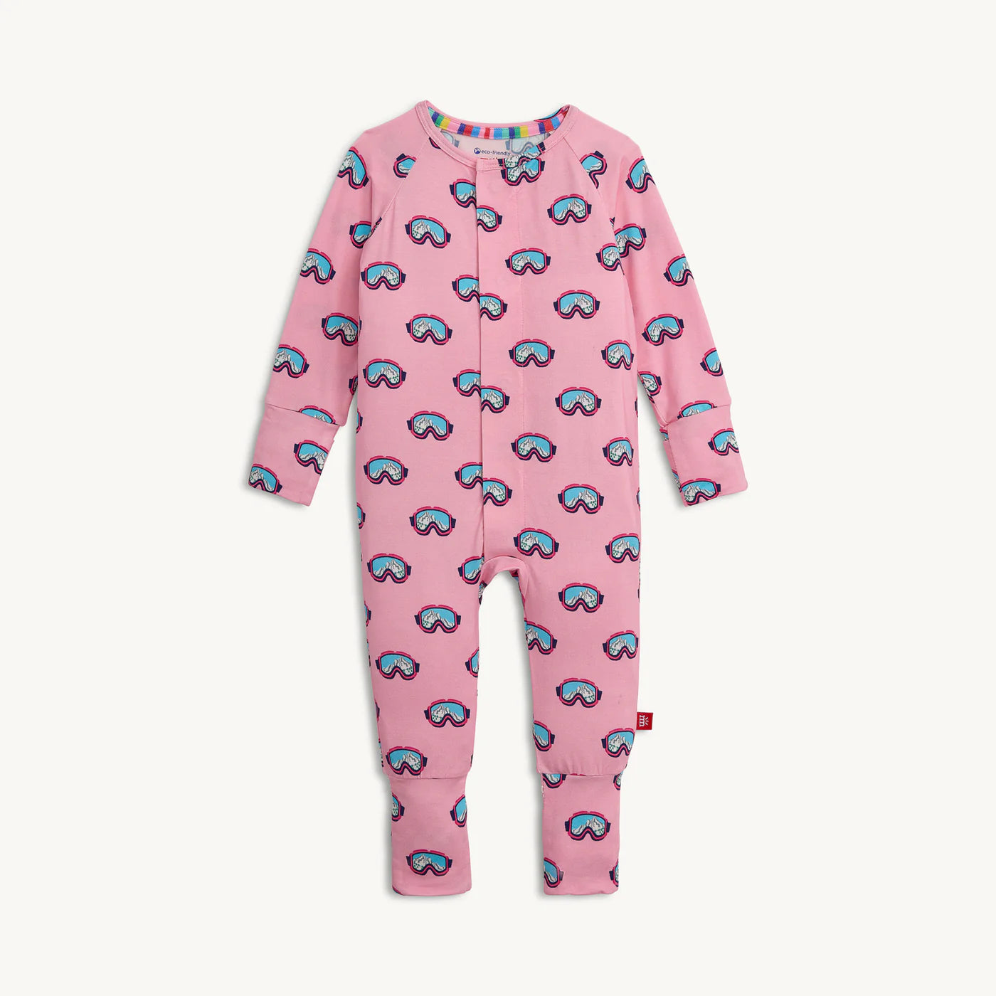 Pink Powder Playtime Modal Magnetic Convertible Coverall