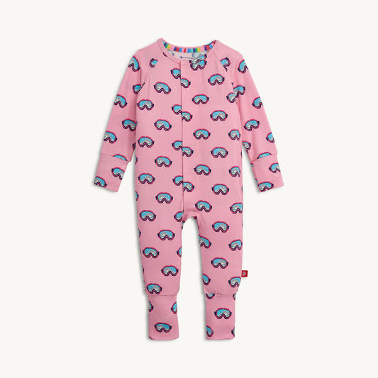 Pink Powder Playtime Modal Magnetic Convertible Coverall
