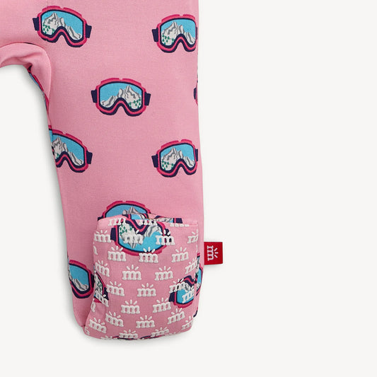 Pink Powder Playtime Modal Magnetic Convertible Coverall