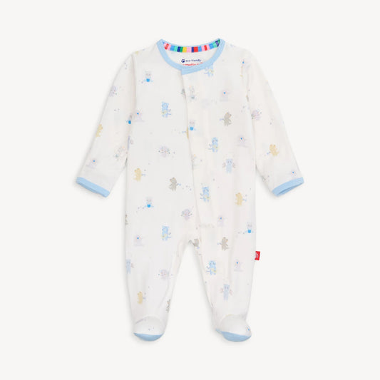 Baby Beats Blue Magnetic Footie