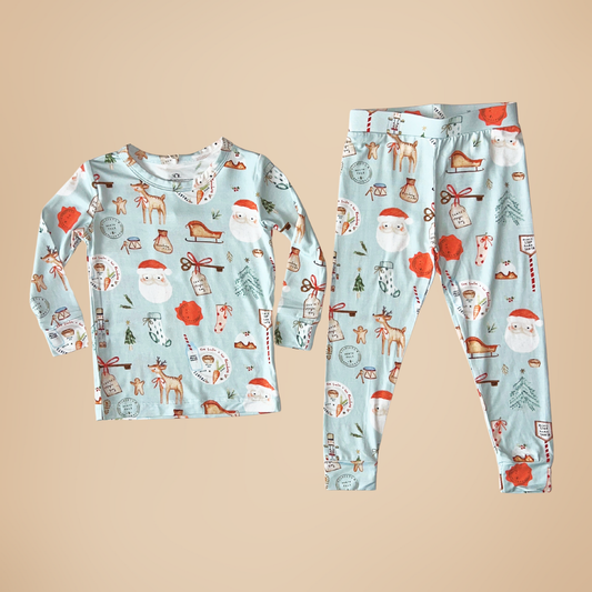 Cookies To Santa Bamboo Pajama Set
