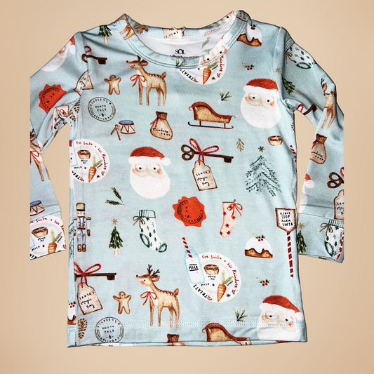 Cookies To Santa Bamboo Pajama Set