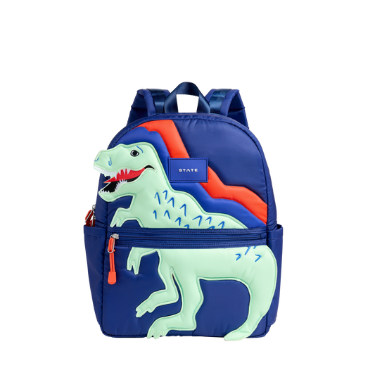 Kane Backpack - Nylon Puffer Dino