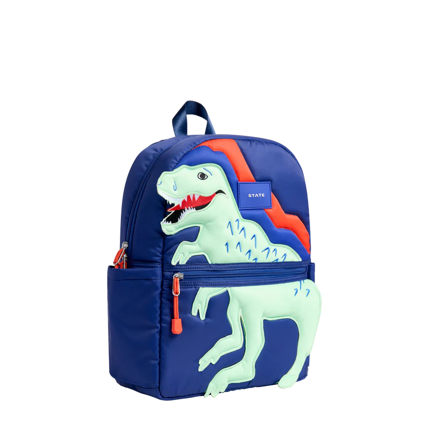Kane Backpack - Nylon Puffer Dino
