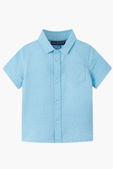 Boys Seersucker Set | Bel Air Blue