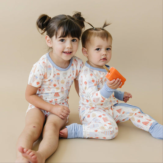 Popsicles Bamboo Zippy Romper Summer Baby Pajamas
