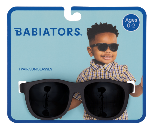 Jet Black Navigators Kids Sunglasses