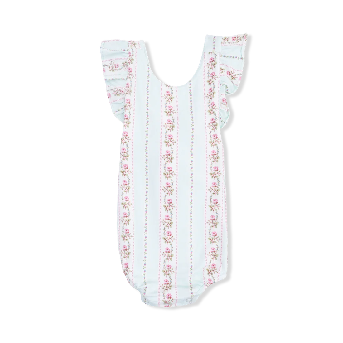 Angel Dear Antoinette Stripe Ruffle Sunsuit