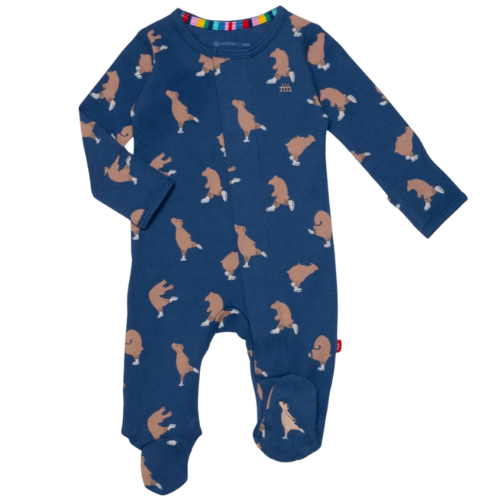 Gliding Through Life Organic Cotton Magnetic Footie