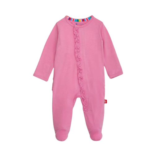 Mauve Ruffle Modal Magnetic Footie
