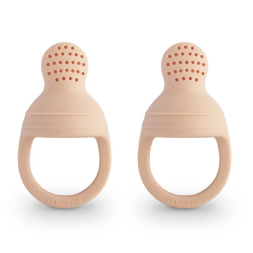 Silicone Fresh Food Feeder 2 Pack Blush
