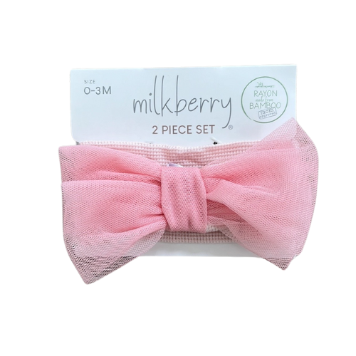 Easter Bunny Tulle Bodysuit and Headband Set