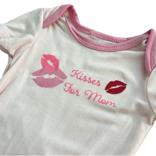 Kisses for Mom Bodysuit, Flare Pants and Headband Set