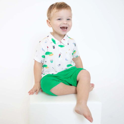 Golf Bamboo Polo Shirt and Short Set